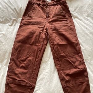 Everlane utility barrel pant- Rosewood 0T